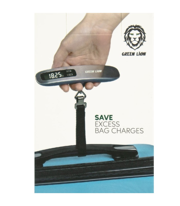 ترازوی دیجیتال چمدان گرین لاین green lion Digital luggage scale 50Kg