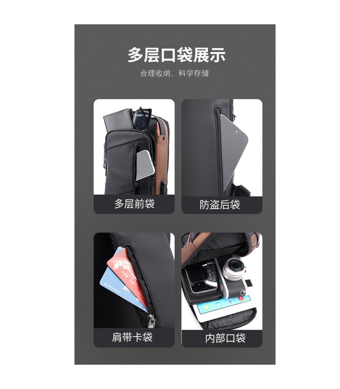 کیف کراس بادی ضد سرقت crossbody anti-thife 88040
