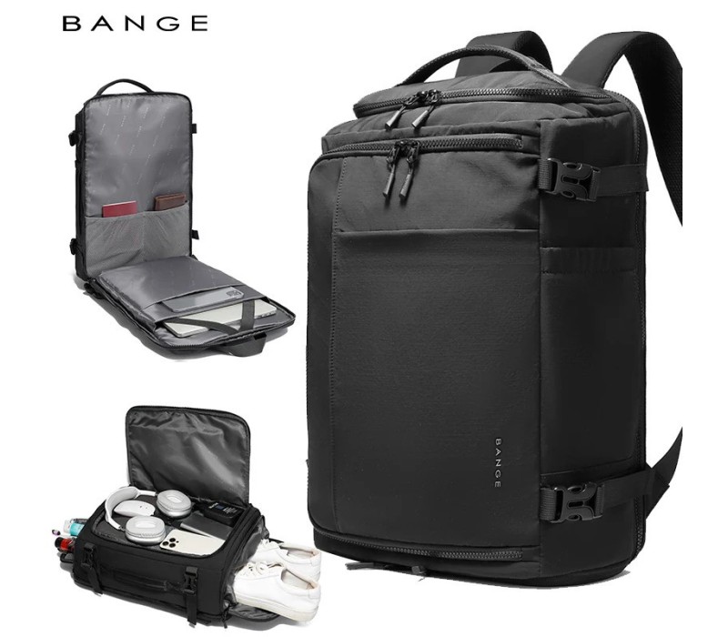 کوله پشتی مسافرتی و برزنتی ضدآب بنج 15.6 اینچ Bange BG-8121