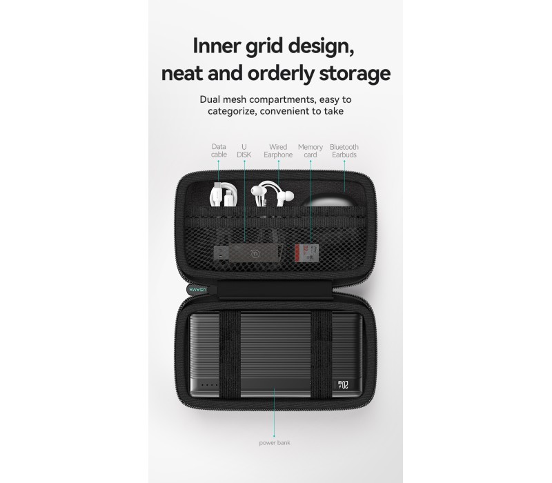 کیف اکسسوری یوسامز 6.7 اینچ Usams portable sotrage bag Jane06