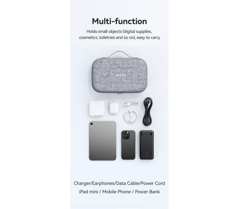 کیف اکسسوری یوسامز 10.6 اینچ Usams portable storage jane05