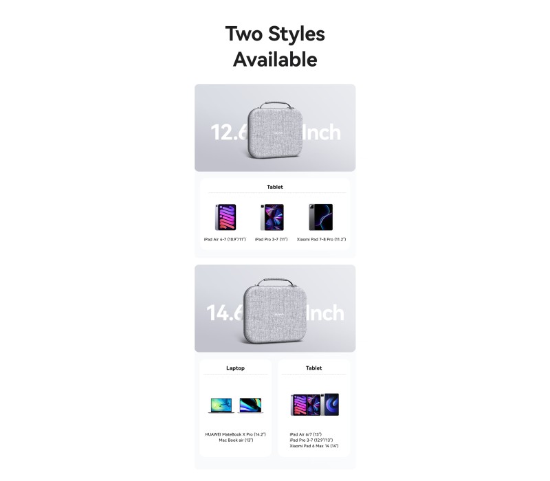 کیف هارد کیس یوسامز 14.6 اینچ Usams tablet storage Jane08