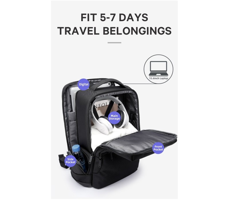 کوله پشتی بنج بیزینس تراول15.6 اینچ Bange BG-2603
